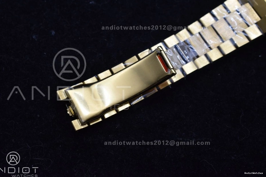 YG Bracelet 658 1:1 40 Weight) Edition Gold Dial Day VR3255 Date Best ARF (Gain Stretchable President 228238 On Roman 0523